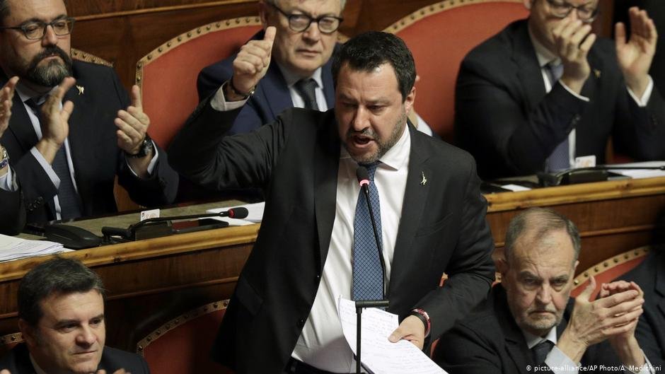 Italy's Interior Minister Matteo Salvini tried an uncompromising approach to migration, at times even angering the European Union | Photo: Picture-alliance / AP Photo / A. Medichini