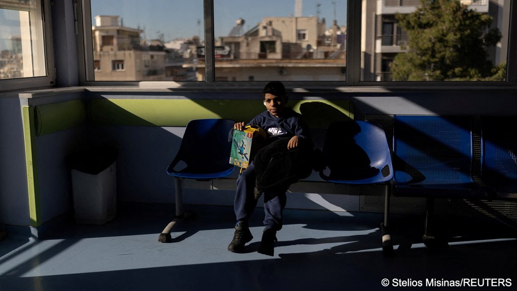 Waiting for a hopeful future: Yahia Aldarwish was barely eight years old when he first had to reckon with the prospect of his own death | Photo: Stelios Misinas/Reuters