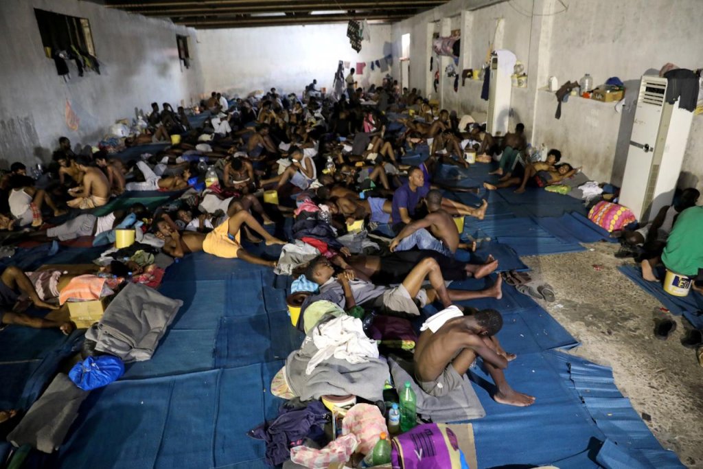 From file: Migrants in a detention camp in Libya | Photo: REUTERS/Hani Amara/File Photo