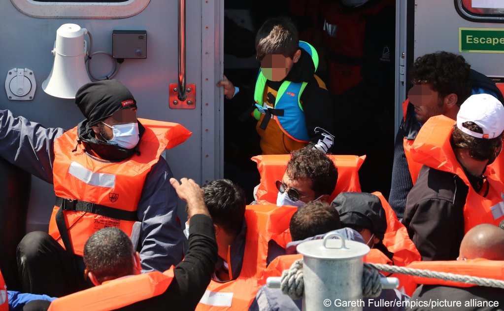 A group of people thought to be migrants are brought in to Dover, Kent, on June 6, 2021 | Photo: Gareth Fuller/PA Wire
