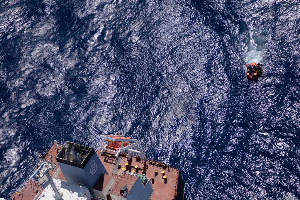 The rescue mission was repeatedly interrupted by adverse weather conditions, claims the sea rescue organization | Photo: Sea-Watch