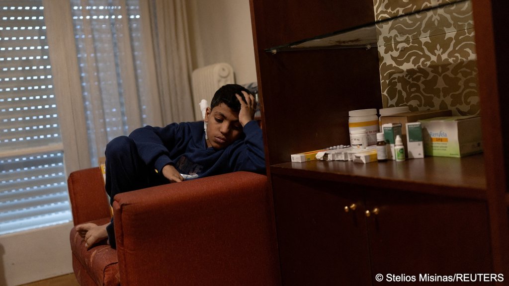 A long journey plagued by uncertainty: Yahia's condition was beyond serious - with treatment options in Lebanon unaffordable | Photo: Stelios Misinas/Reuters