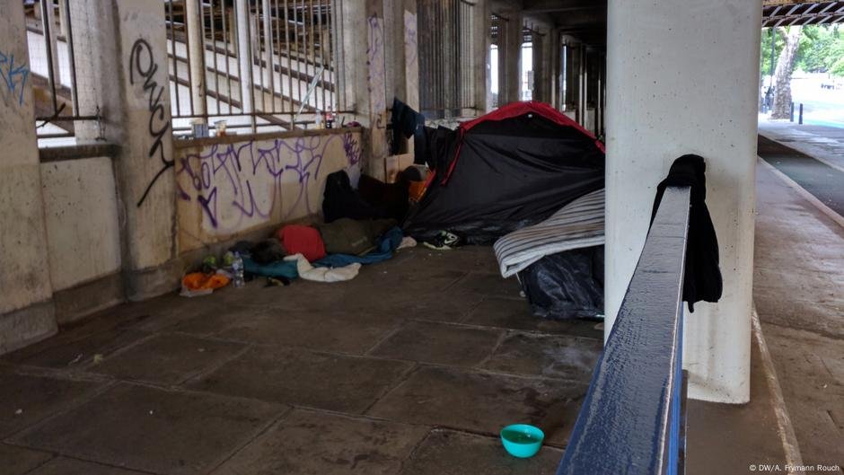 Homelessness is a particularly grave concern in the capital London | Photo: DW/A. Frymann Rouch