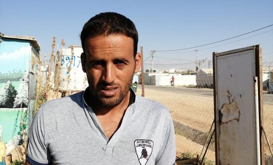 عادل طوقان، لاجئ بمخيم الزعتري
Copyright: UN Photo/ Adil Tughan