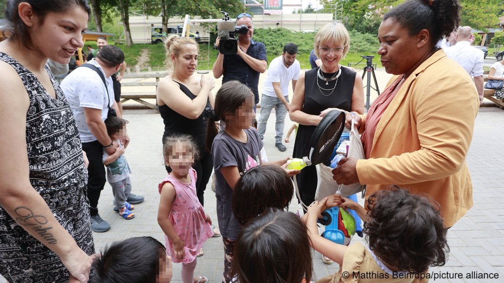 Doreen Denstädt, migration minister in the state of Thuringia, in September 2023 | Photo: picture alliance/dpa/Matthias Bein