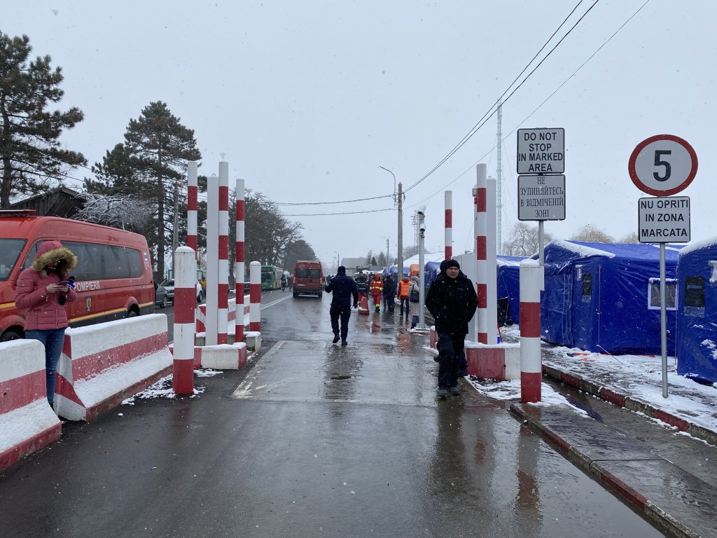 Le poste-frontière de Siret. Crédit : InfoMigrants