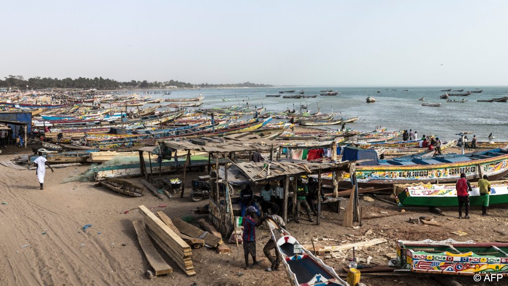 A general view of a beach known as 'the airport', a departure point used by migrants trying to reach Europe through the Atlantic route in Mbour, on March 9, 2026 | Photo: Patrick Meinhardt / AFP