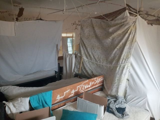 Une photo prise par A.A. dans la caserne de Safi. Crédit : DR