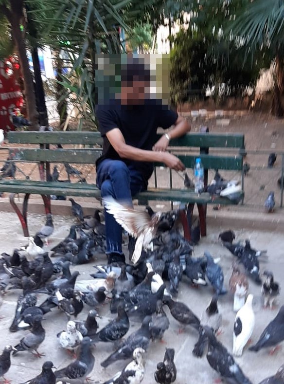 Samuel* in Platia Koliatsou in Athens | Photo: InfoMigrants / Private