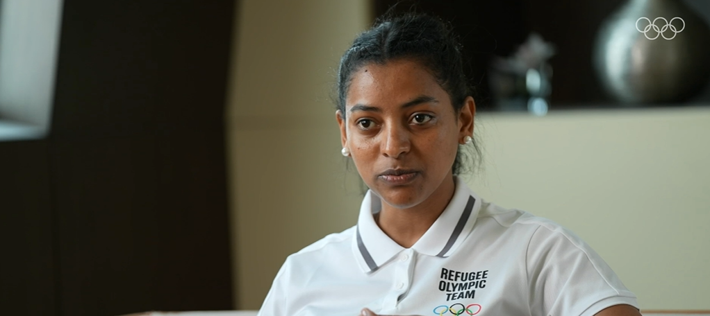Luna Solomon wants to raise the profile of refugees through sport | Source: Screenshot from IOC film https://olympics.com/en/video/luna-solomon-epic-journey-eritrean-refugee-to-olympic-shooter