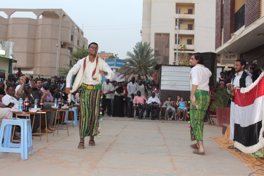 Saleh wearing traditional Yemeni clothes in Sudan I Photo: Saleh Othman