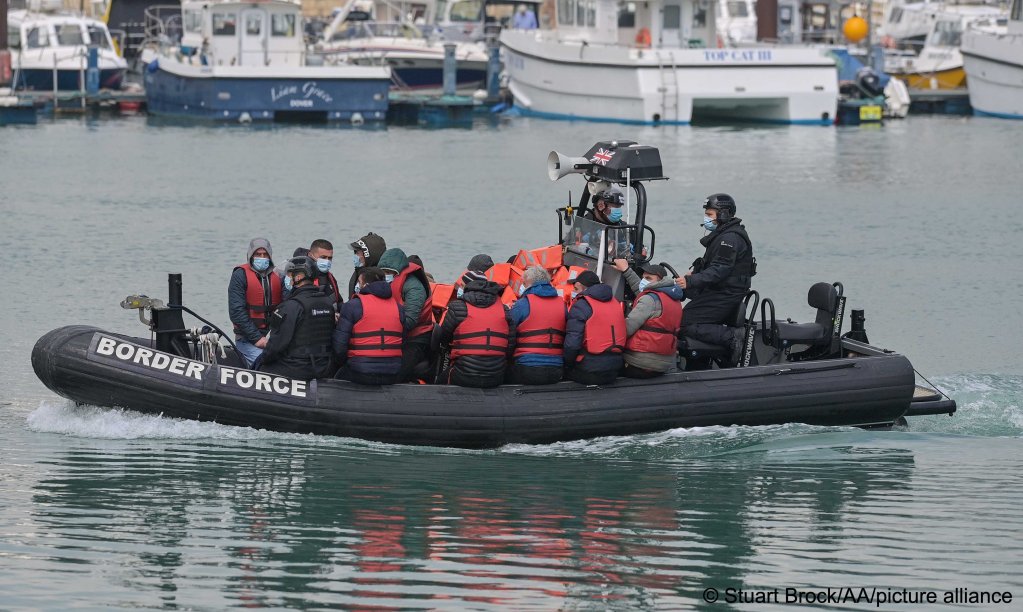 From file: Border Force Hurricane brought 25 Migrants in to Dover docks in May 2022 | Photo: Stuart Brock / Anadolu Agency