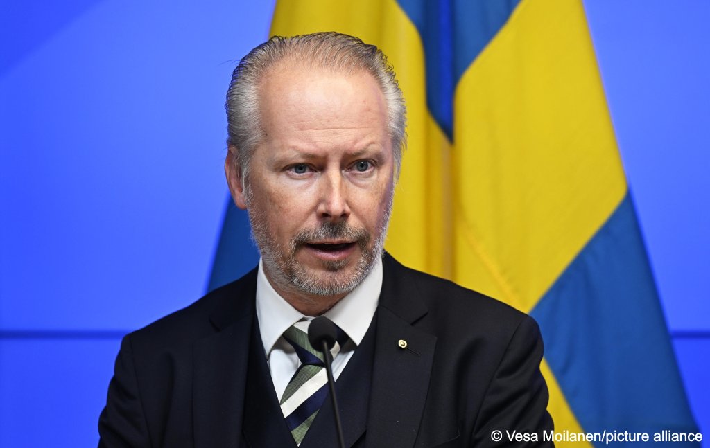 File photo: Swedish Migration Minister Johan Forssel during a press conference of Nordic Ministers for Migration in Helsinki, Finland, on September 30, 2025 | Photo: Vesa Moilanen/picture alliance