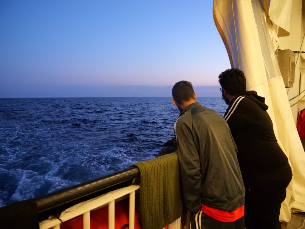 Migrants in Libya can be subjected to extortion, abuse and forced labor by criminal networks, militias and state authorities | Geo Barents Central Mediterranean Sea, February, 2024 | Photo: Sou-Jie van Brunnersum