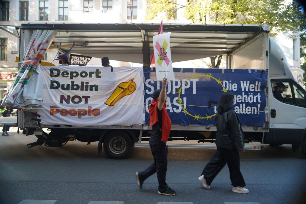 A protest for migrant rights in Berlin | Photo: Sofia Christensen