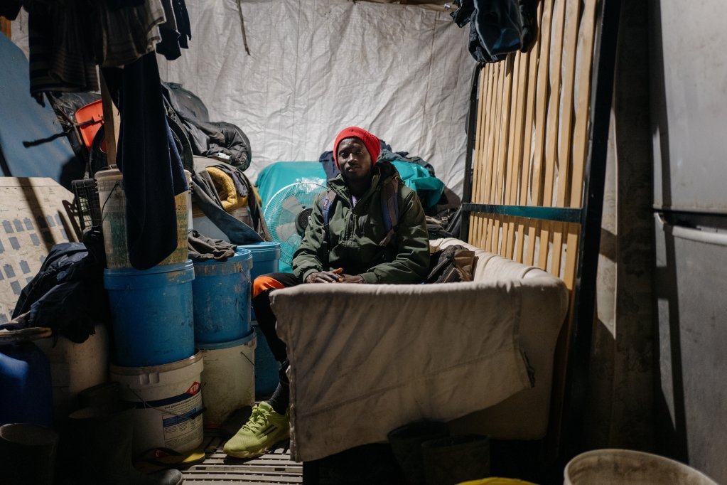 Bakary has been returning to the tent village of San Ferdinando during harvest season over the past four years, due to a lack of better options | Photo: Valentina Camu for InfoMigrants