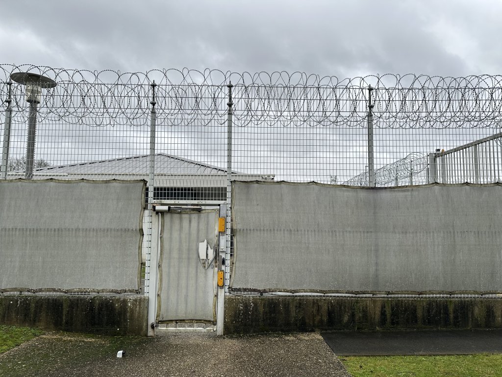 The administrative detention center (CRA) in Rennes, in western France, where 52 foreign men are being held, on January 15, 2026 | Photo: InfoMigrants