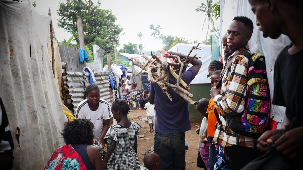 In the Tsoundzou camp, Mayotte, April 5, 2026 | Photo: Romain Philips / InfoMigrants<br><br>