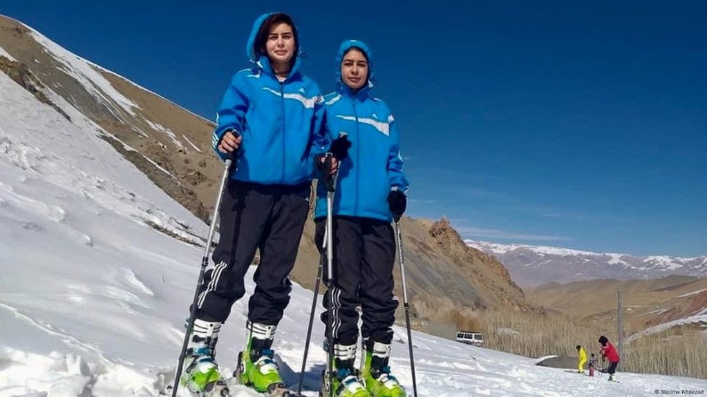 Nazima (left) and Nazira are two of the best skiers from Afghanistan | Photo: Nazima Khairzad