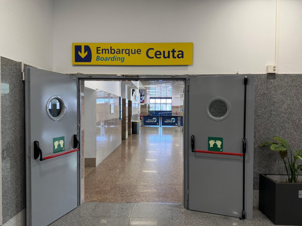 File photo: A pre-boarding zone from the ferry that links Ceuta to mainland Spain | Photo:InfoMigrants