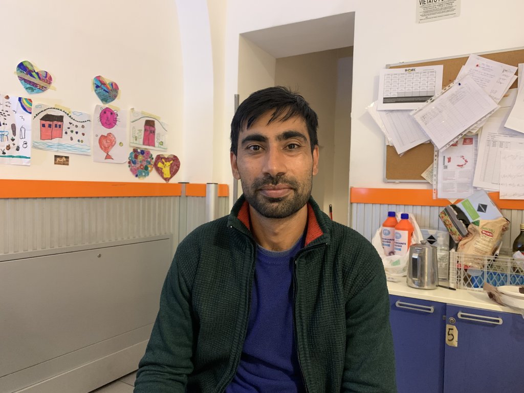Shrekhan from Afghanistan came to Italy several years ago and is now working as a cultural mediator with IRC, he speaks six languages | Photo: Emma Wallis /InfoMigrants