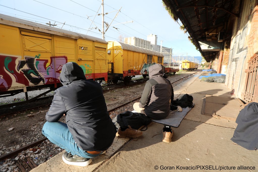 From file: Migrants at the train station in Rijeka, Croatia where every day, around two hundred people arrive by train | Photo: Goran Kovacic/PIXSELL