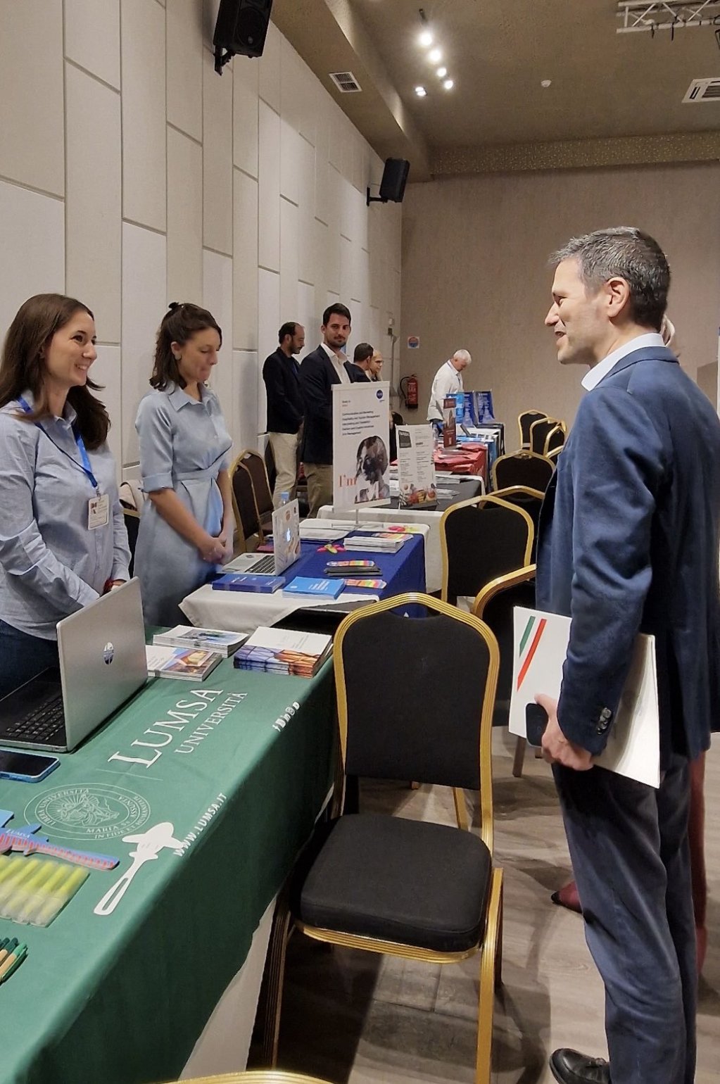 Italian ambassador to Morocco Pasquale Salzano at the IDOHE in Rabat | Photo: ANSA