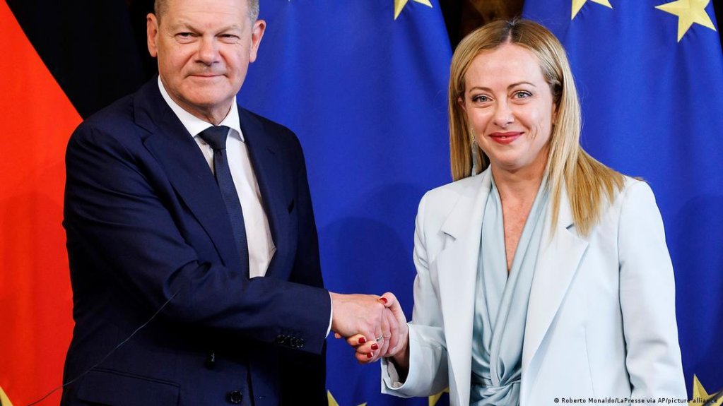 Meloni concluded her letter by inviting Scholz to discuss the issue at his earliest convenience | Photo: Roberto Monaldo/LaPresse via AP/picture alliance