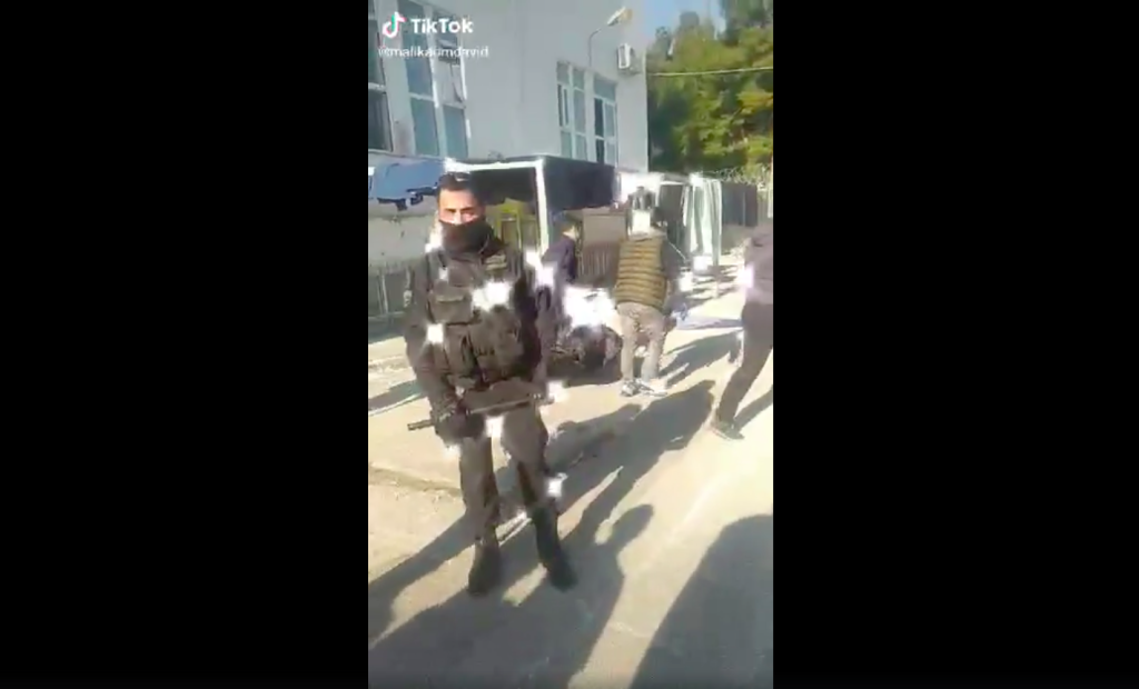 Screenshot from a TikTok video from the Corinth Pre-removal Detention Facility (unverified)