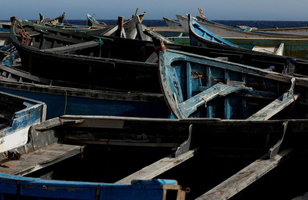 From file: Dozens of wooden boats used by migrants to reach the Canary Islands at the Port of Arinaga, Spain | Photo: Borja Suarez/Reuters