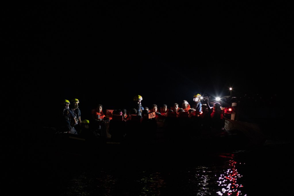 The crew of Humanity 1 carried out the rescue at night on October 22 | Photo: SOS Humanity