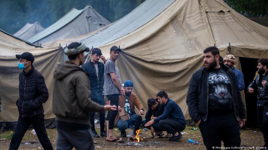 From file: Many of the migrants coming into Lithuania originally hail from Iraq | Photo: Mindaugas Kulbis/AP/picture-alliance