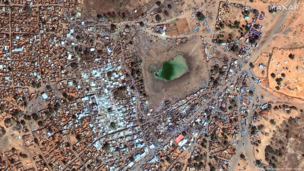 Thousands of people who had sought refuge from the fighting have once again been forced to flee | Photo: Maxar Technologies/AP/picture alliance