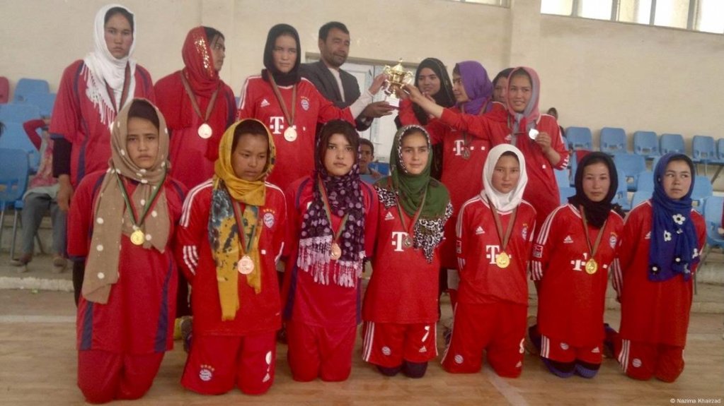 Nazima and Nazira began their sports career in Afghanistan by playing football | Photo: Nazima Khairzad