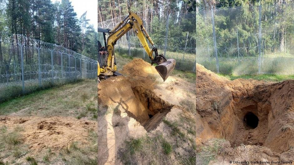 Lithuanian authorities have also discovered 12 border tunnels so far this year | Photo: Lithuania State Border Guard