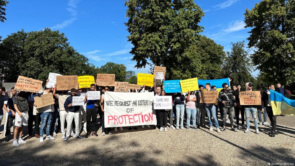 A group called the Derdelanders are protesting for third-country nationals to stay in the Netherlands | Photo: Derdelanders.org