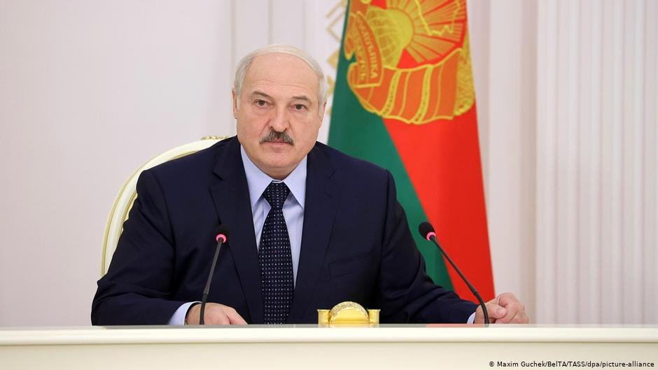 Belarusian President Alexander Lukashenko appeared defiant at an eight-hour press conference on Monday | Photo: Maxim Guchek/BelTA/TASS/dpa/picture-alliance