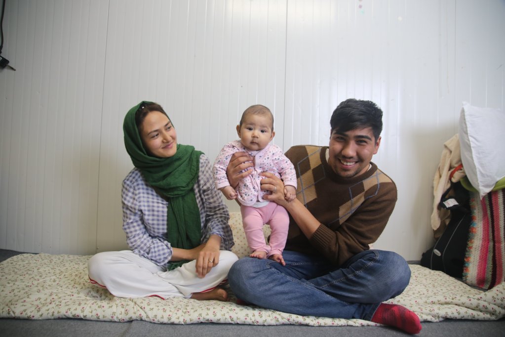 Out of Afghanistan, Mohammad and Aziza can allow themselves to have high hopes for baby Layana | Photo: Ignacio Pereyra