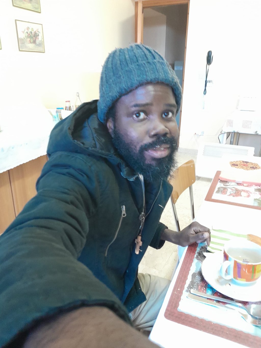 Elvis, who arrived in Italy in 2016, wishes to return to Nigeria | Photo: Private