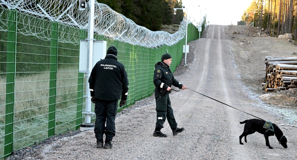 From file: Border guards during a media event of the Finnish Border Guard RAJA at the Finnish-Russian border in Imatra, Finland October 26, 2023 | Photo: Lehtikuva/Jussi Nukari/via REUTERS