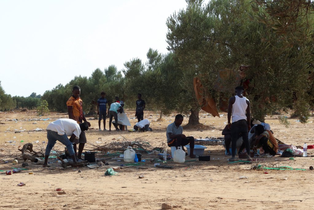 Migrant camp near Sfax, in Jebiniana, Tunisia, September 4, 2023 | Photo: Reuters