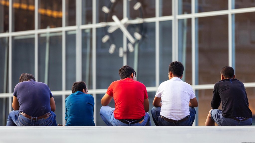From file: A group of migrants in Cologne, Germany | Photo: Picture-alliance