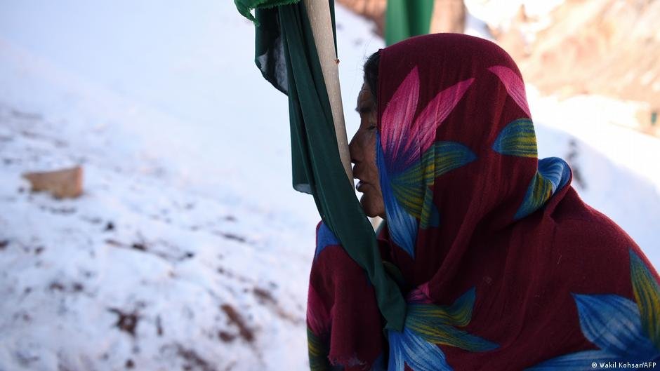Hazara woman Jawahir Sedaqat lost two sons in explosions last year | Photo: Wakil Kohsar/AFP