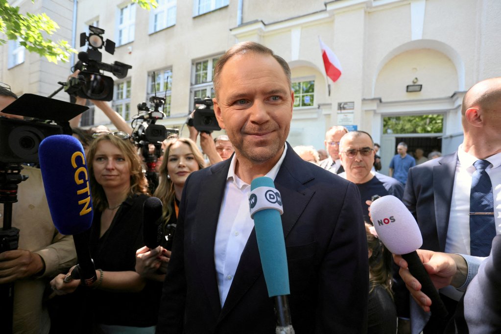 Karol Nawrocki after voting on June 1, 2025 | Photo: Reuters