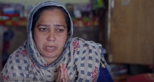 Baljinder Kaur, mother of Gurpreet Singh in India | Source: Screenshot from ZDF report https://www.zdf.de/politik/frontal/ukrainekrieg-inder-fuer-putin-an-der-front-russland-100.html