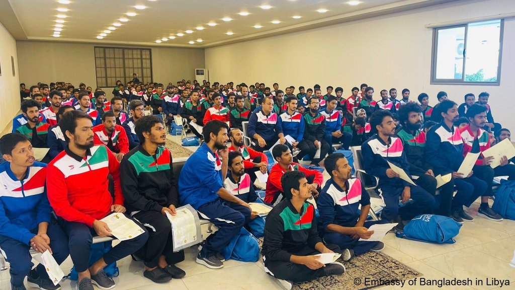 176 Bangladeshi nationals were repatriated to Bangladesh on September 18, 2025 they had been detained in Libya prior to departure | Photo:  Embassy of Bangladesh in Libya