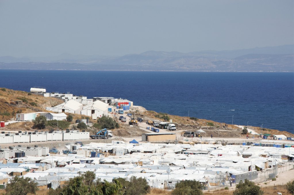 Le camp de Kara Tepe, le 7 septembre 2021. Crédit : Dana Alboz / InfoMigrants