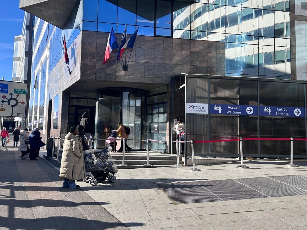 The headquarters of Ofpra in the Paris region, January 2026 | Photo: InfoMigrants
