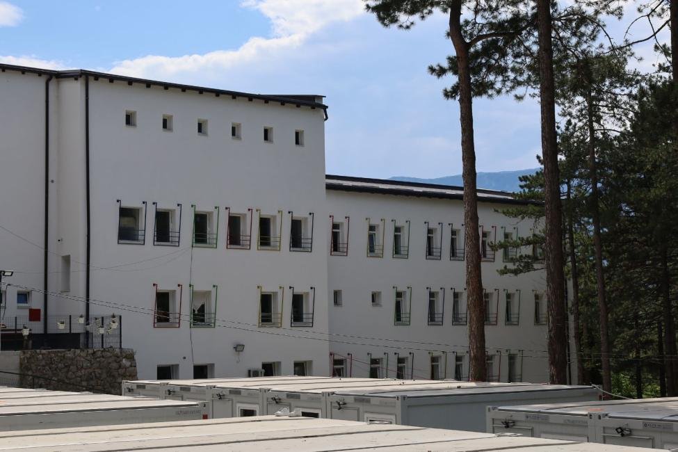 'After years of service as a reception center, Borići stands ready, cleaned and refurbished, to serve the City of Bihać in its next chapter, leaving a legacy of care, dignity, and hope' stated IOM | Photo: Ervin Čaušević / IOMBiH www.bih.iom.int