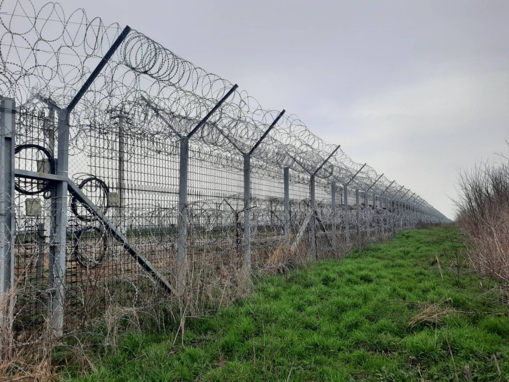 The fence on the border between Hungary and Serbia | Photo: Klikaktiv
